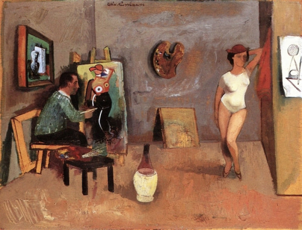 Felix_Nussbaum_-_Painter_and_Model_-_1938