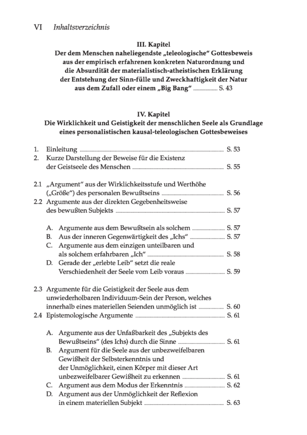 Seifert_Inhaltsverzeichnis_14012021_DEF_Seite_2 Erkenntnis des Vollkommenen. Wege der Vernunft zu Gott; 2. Auflage