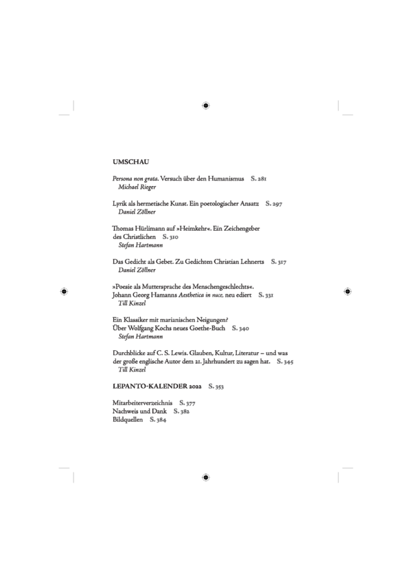 LA_2022_InhaltDEF_Inhaltsverzcg0mDjH15DPML_Seite_3 Lepanto-Almanach 3/2022