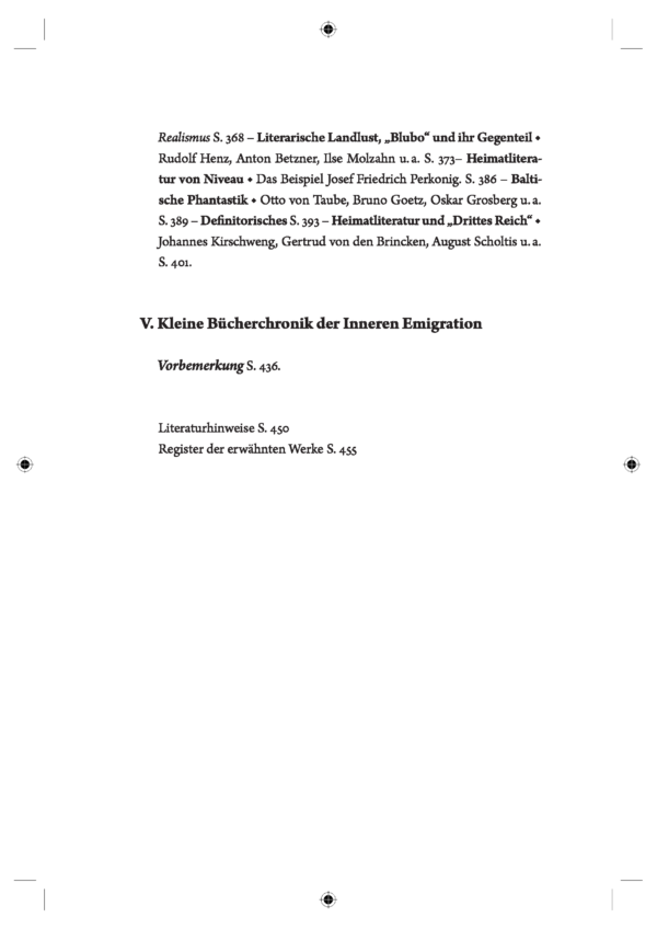 Scholdt_Schlaglichter_Inhaltsverz_Seite_4 Schlaglichter auf die „Innere Emigration“