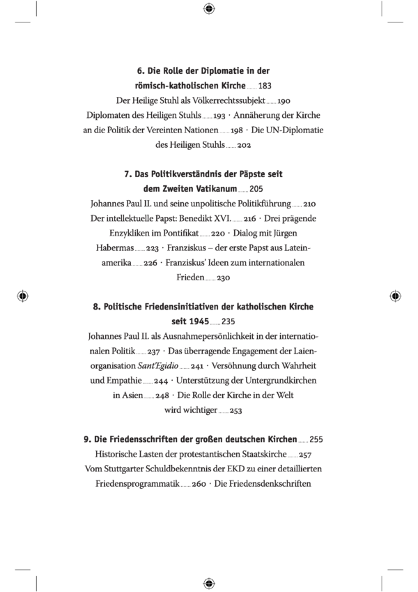 Rohde_Inhaltsverz_Seite_3 Das Kreuz und der Krieg. Prämissen einer realistischen katholischen Friedensethik