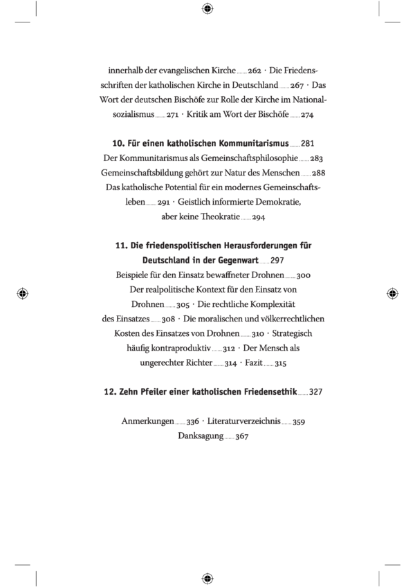 Rohde_Inhaltsverz_Seite_4 Das Kreuz und der Krieg. Prämissen einer realistischen katholischen Friedensethik