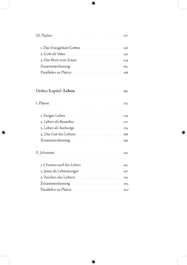 Richert_Platon-Christus_Inhaltsverzeichnis_Seite_3 Platon und Christus. Ein Versuch über antike Wurzeln des Neuen Testaments