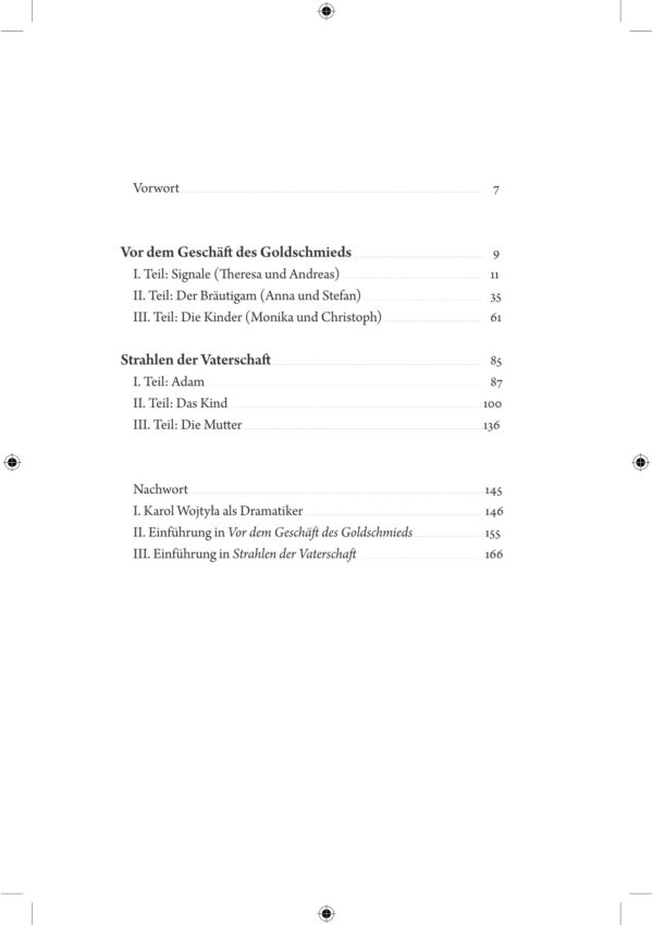 Wojtyla_Goldschmied_Inhaltsverz_Page_1 Vor dem Geschäft des Goldschmieds – Strahlen der Vaterschaft